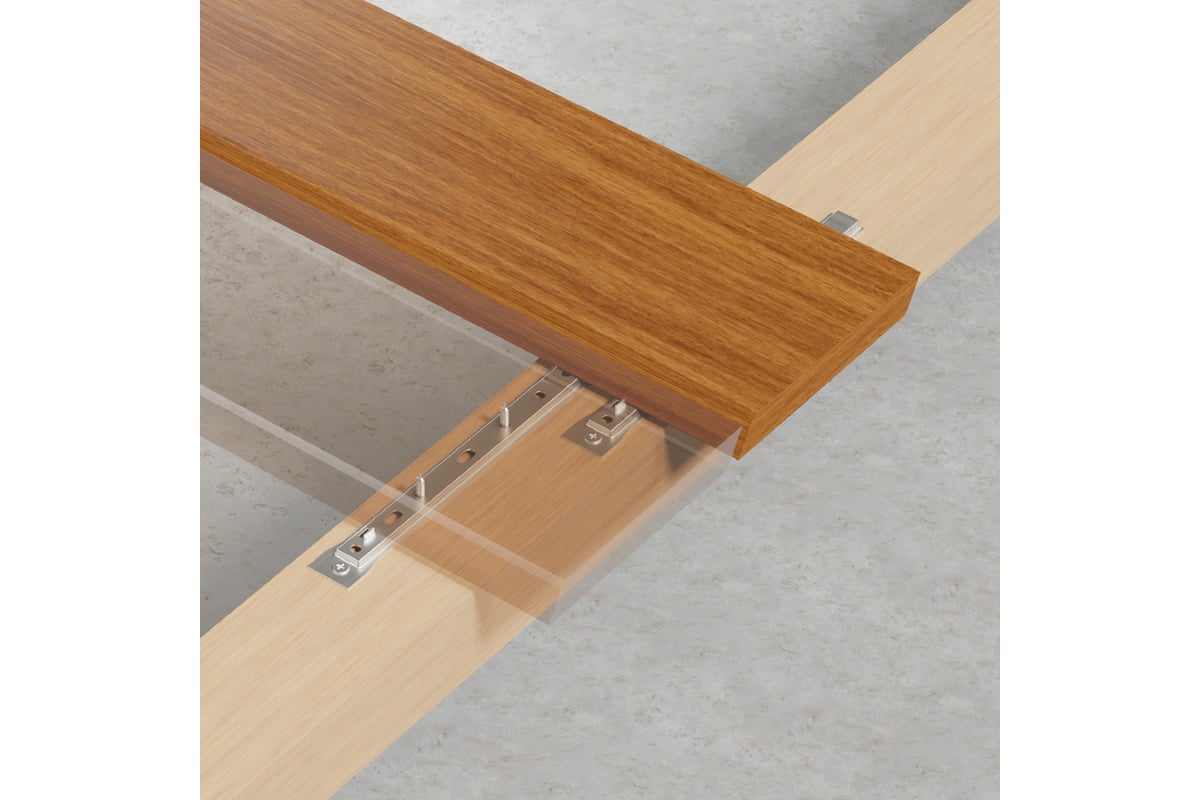 Скрытый усиленный крепеж для террасной доски ДекТай планкена со ...