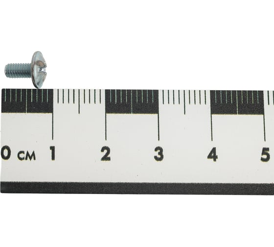 Винт с пресс-шайбой Море-Метизов DIN967 цинк 3x6 мм, 100 шт. VINT967C36100M