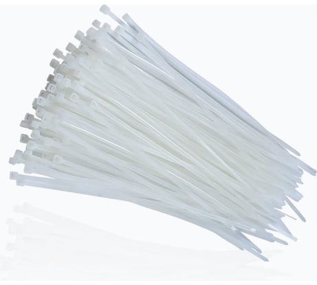 Нейлоновая стяжка AVG 2.5x100 белая 2,5х100