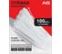Нейлоновая стяжка AVG 2.5x100 белая 2,5х100 2