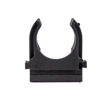 Держатель с защелкой IEK ELASTA CF16 черный (10шт/упак) CTA10D-CF16-K02-010