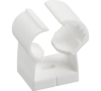 Клипса IEK с фикс. для глад. труб 35-42мм бел. (12шт/упак) CTA00D-FL-035-K01