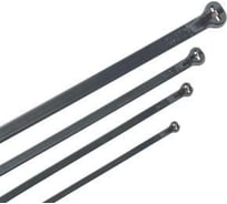 Хомут IEK Хку 2,5x200мм со стальным замком черный (100шт) UHH34-D025-200-100-K02