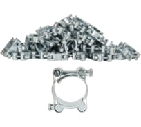 Хомут силовой двухболтовый Rusbelt 40-50 мм, W1, 50 шт. 00-00041381