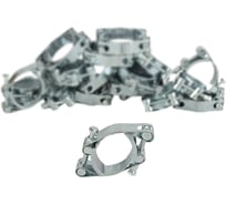 Хомут силовой двухболтовый Rusbelt 70-80 мм, W1, 10 шт. 00-00041385
