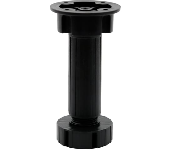 Комплект из 4 регул. меб. опор Lemax PROF 120мм, черн 4FL12B
