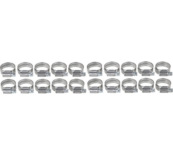 Хомут червячный Arnezi 16x27/12-0,7 W2-430 DIN 3017-1 / ГОСТ 28191-89 упак. 20 шт. A0902120