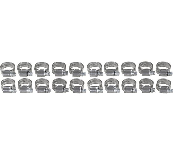 Хомут червячный Arnezi 12x22/12-0,7 W2-430 DIN 3017-1 / ГОСТ 28191-89 упак. 20 шт. A0902119