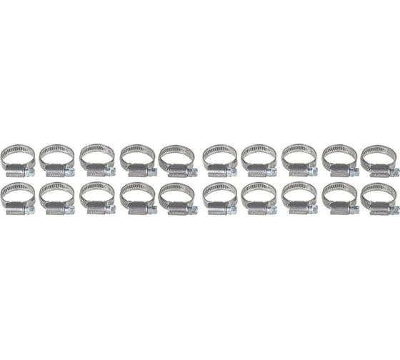 Хомут червячный Arnezi 16x27/9-0,7 W2-430 DIN 3017-1 / ГОСТ 28191-89 упак. 20 шт. A0902103