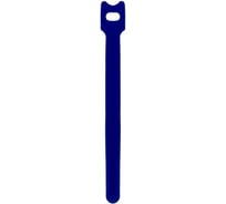 Стяжка-липучка Filum 125x11 мм, 12 шт, мягкая пряжка, цвет синий (кабельный организатор) FL-CMT-125-BL