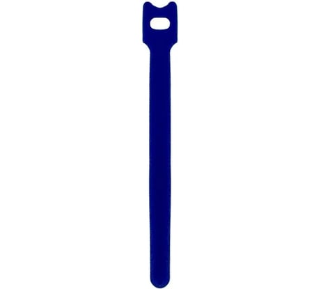 Стяжка-липучка Filum 200x12 мм, 12 шт, мягкая пряжка, цвет синий (кабельный организатор) FL-CMT-200-BL