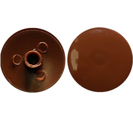 Заглушка на эксцентрик Левша 18 мм (20 шт), коричневый У5-1920.К