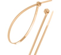 Нейлоновый хомут TDM ELECTRIC серия ЭКО 2.5х100 мм, сосна, 25 штук SQ0515-0370