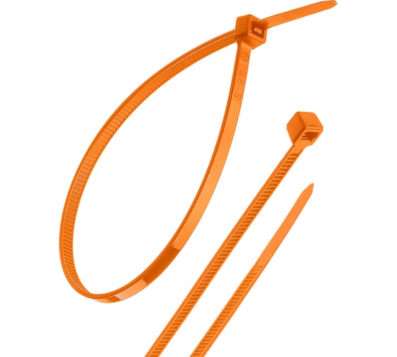 Нейлоновый хомут TDM ELECTRIC 2.5х150 мм, оранжевый, 25 штук SQ0515-0366