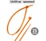 Нейлоновый хомут TDM ELECTRIC 4.8х300 мм, оранжевый, 25 штук SQ0515-0368 2
