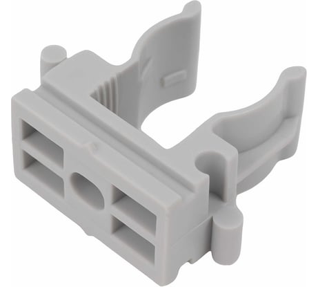 Крепеж-клипса для труб Gigant прямой монтаж D16 серая 100шт 123934