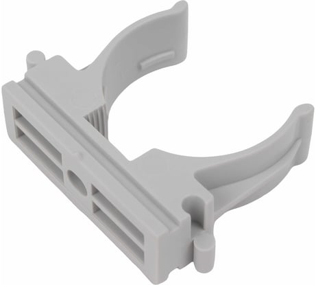 Крепеж-клипса для труб Gigant прямой монтаж D32 серая 25шт 123938