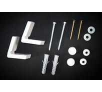 Внутренний крепеж унитаза и биде (в фирменном пакете с подвесом) Сантехкреп 1.2.4.