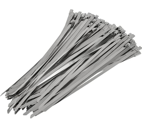 Стальные хомуты-стяжки Gigant нержавеющие 4,6х200мм 100шт. 123941
