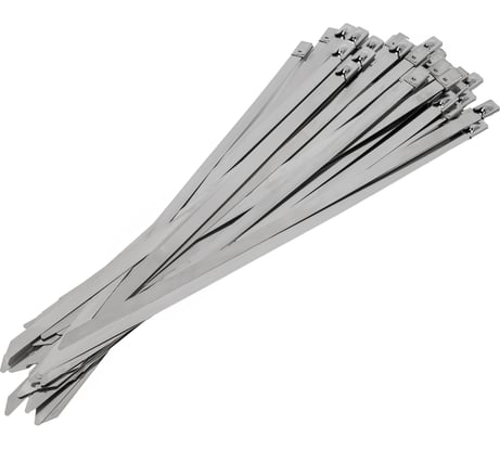 Стальные хомуты-стяжки Gigant нержавеющие 7,9x300мм 50шт. 123955