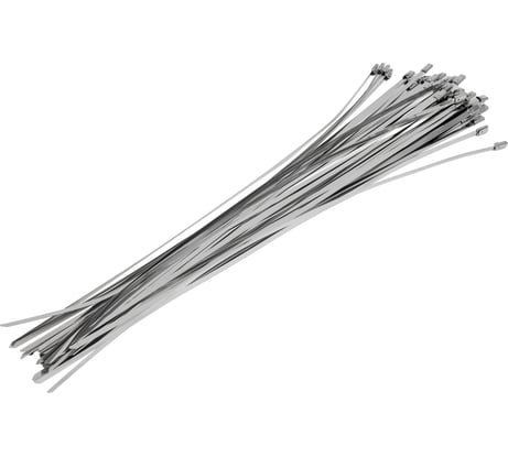 Стальные хомуты-стяжки Gigant нержавеющие 4.6x400мм 50шт. 123956