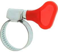 Хомут с "барашком" TUNDRA krep, несквозная просечка, диаметр 12-22 мм, ширина 9 мм 2974962