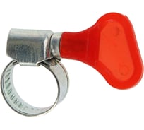 Хомут с "барашком" TUNDRA krep, несквозная просечка, диаметр 10-16 мм, ширина 9 мм 2974960