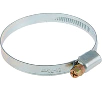 Хомут TUNDRA оцинкованный krep, несквозная просечка, диаметр 50-70 мм, ширина 9 мм 1640899