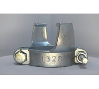 Хомут силовой Extrim blast двухболтовый сталь с фиксаторами SK 76