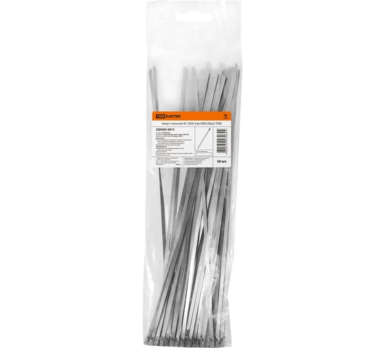 Стальной хомут TDM ELECTRIC ХС 304 4,6х1000, 50 шт. SQ0582-0013