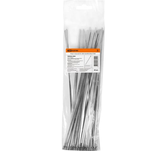 Стальной хомут TDM ELECTRIC ХС 304 4,6х400, 50 шт. SQ0582-0009