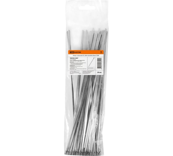 Стальной хомут TDM ELECTRIC ХС 304 4,6х300, 50 шт. SQ0582-0007