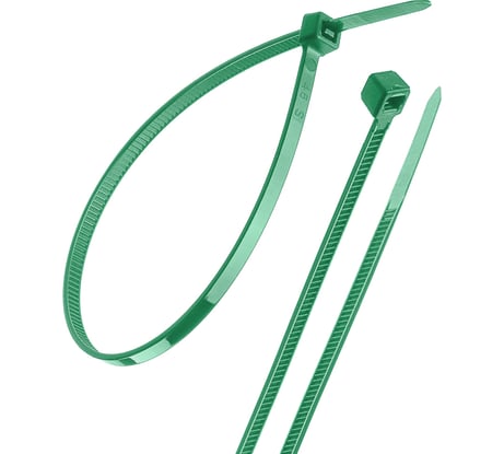 Нейлоновые хомуты TDM ELECTRIC 2,5х100 мм, зеленый, 25 штук SQ0515-0343