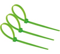 Нейлоновые хомуты TDM ELECTRIC 2,5х150 мм, зеленый, 25 штук SQ0515-0346