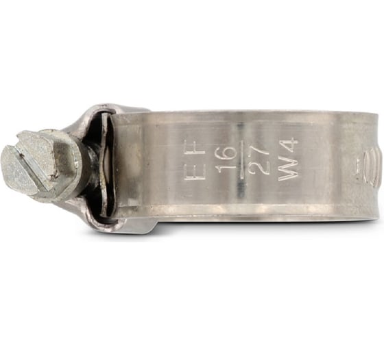 Хомут винтовой Edelfix DIN3017 16-27/9, А4, нержавеющий 10 шт 301741627/9 10