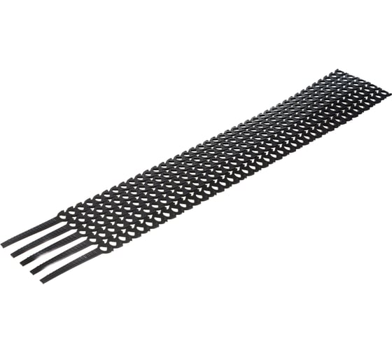Стяжка TDM ПУ чёрная, многозвенная RS, 10x300, 20 шт. SQ0515-0604