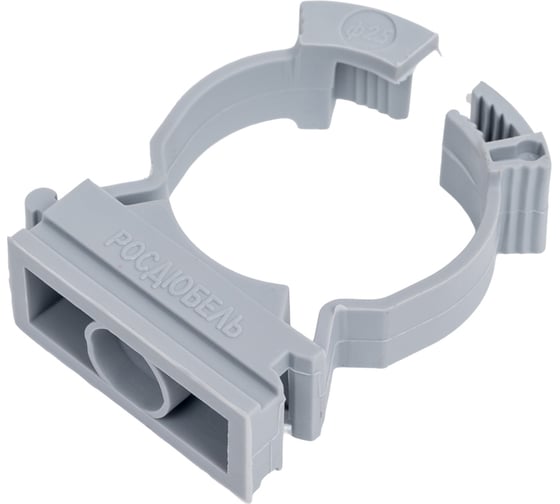 Крепеж клипса для трубы гофры 23 Болта с замком d 25 мм, 50 шт. 17-1220ф50 1