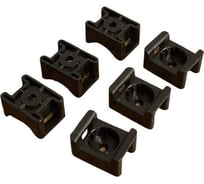 Площадка под стяжку для монтажного пистолета 23 Болта 16x23 мм черная, 100 шт. 15-0256ф100