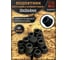 Подпятник 23 Болта круглый мебельный с отверстием 21x11x4 мм, 30 шт 18-0230ф30 2