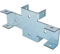 Х кронштейн для забора BILTI усиленный, 50х80/40х20 (1 упаковка 4 шт.) 2 мм Б-ХК-50*80/40*20-4-2мм-Х7678