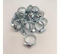 Хомут червячный HG 14-24 мм оцинкованная сталь, 20 шт D0341279