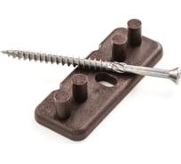 Крепеж Гвозdeck Terra Premium ПА6 с саморезом 4х60 С1, 100 шт. 10140003PA00WG01