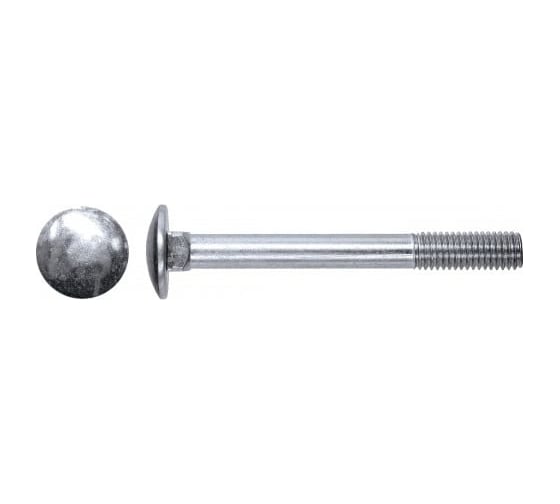 Болт мебeльный Квадра DIN 603 8x100 цинк, кopобка 20 шт. 603081005020 1