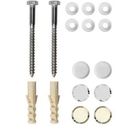 Крепеж ООО ПКФ Сварком для унитаза нерж. белый, хром, золото (131594) (1 шт.) СанТех s072328