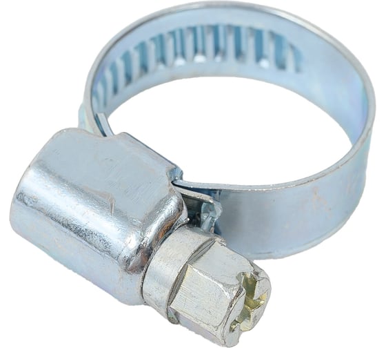 Обжимной оцинкованный хомут для шланга MasterProf 1/2" 10 шт. ИС.140810