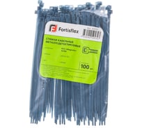 Кабельные стяжки FORTISFLEX КСС Magnetic 4х150 синий, 100 шт. 82021