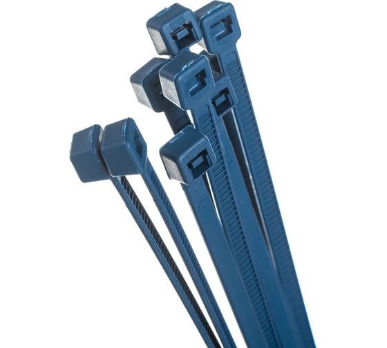 Кабельные стяжки FORTISFLEX КСС Magnetic 4х150 синий, 100 шт. 82021