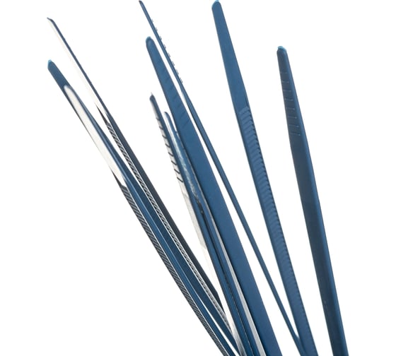 Кабельные стяжки FORTISFLEX КСС Magnetic 4х150 синий, 100 шт. 82021