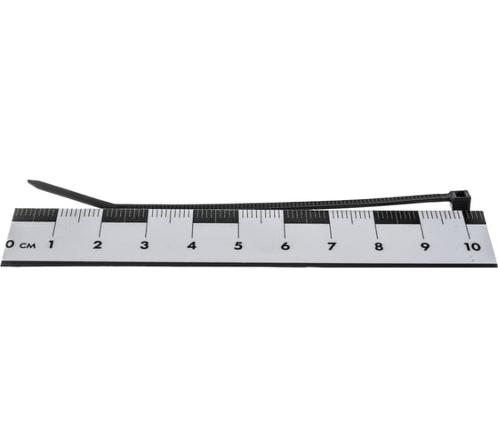 Нейлоновые стяжки FORTISFLEX НСС EasyFix 3x100 черный, 100 шт. 84811