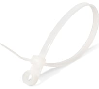 Нейлоновые стяжки FORTISFLEX КСО 4x110 белый, 100 шт. 80528